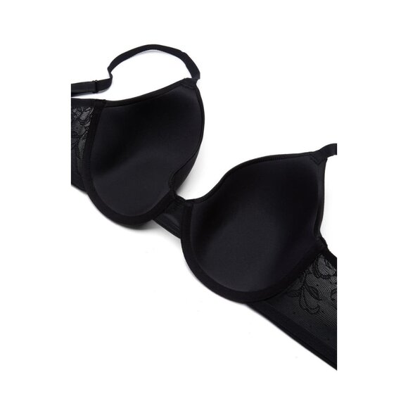 🆕WACOAL Net Effect T-Shirt Seamless Underwire Bra 36G Black #853340 - Picture 6 of 11